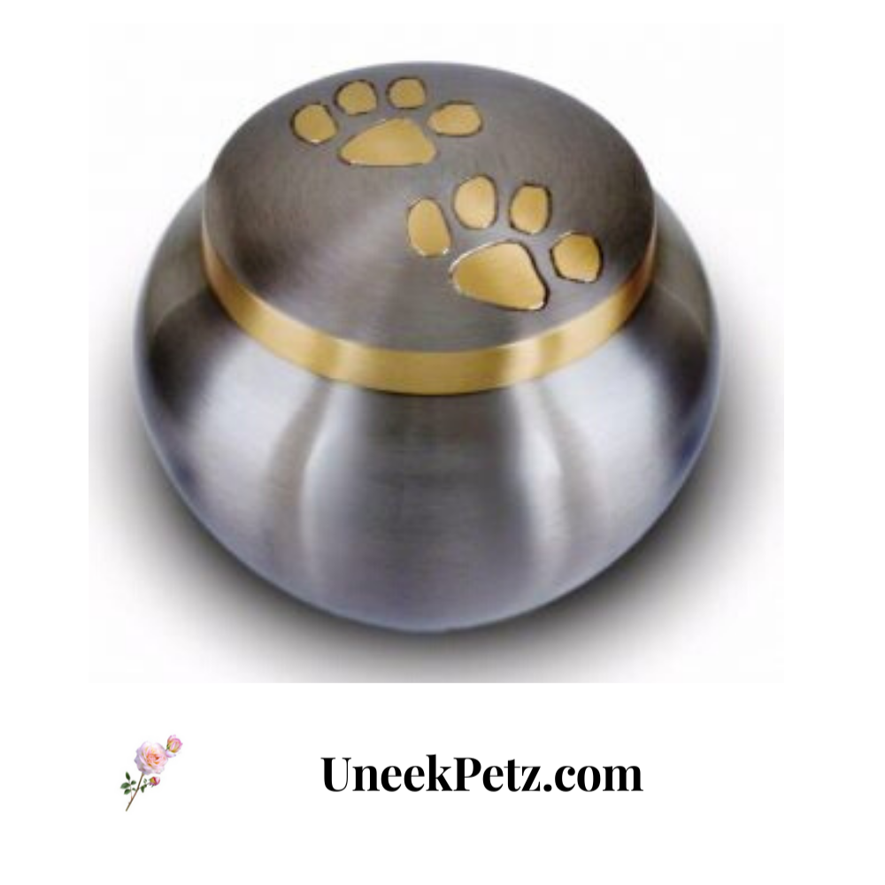 Pewter with rose